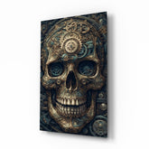 The Skull Glass Wall Art || Designer Collection.